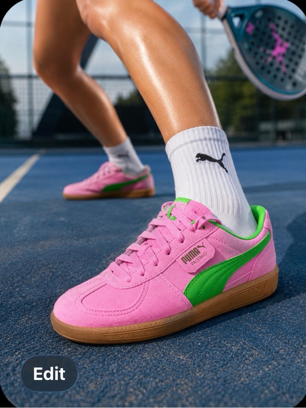 PUMA PALERMO Leather Sneaker NWT - Picture 1 of 8